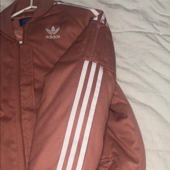 Adidas Originals Womens Bomber Pink Jacket - Picture 3 of 3